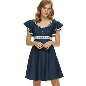 {Disney} Beauty and the Beast Denim Dress